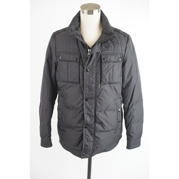 $1,590 Moncler Nylon Down Jacket SZ 4/XL Black MINT